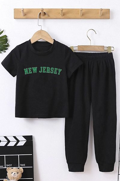 uyguntarz Sunny Kids New Jersey - Trainingsanzug-Set für Unterteil und Oberteil