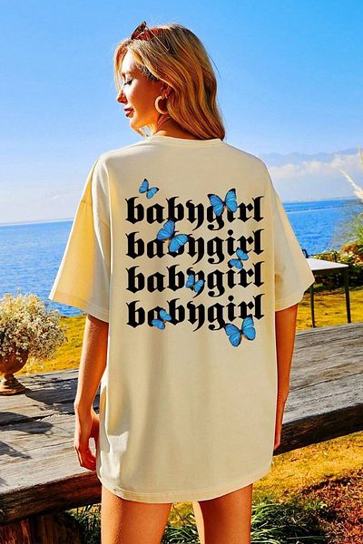 uyguntarz Μπλουζάκι Unisex Babygirl με εμπριμέ σχέδιο
