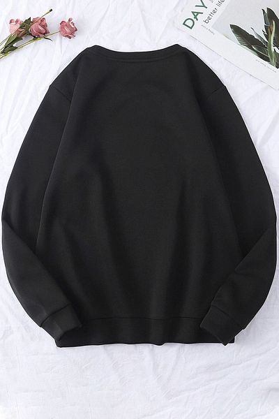 uyguntarz Unisex K.atatürk Signature bedrucktes Rundhals-Sweatshirt
