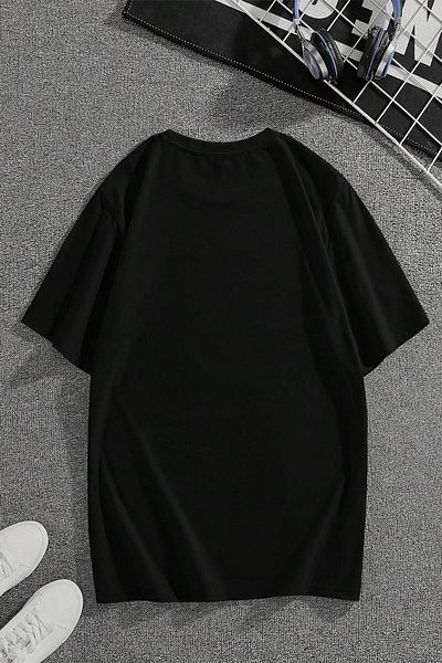 uyguntarz Unisex Oversize T-Shirt - Εκτυπώθηκαν χαρακτήρες τρόμου