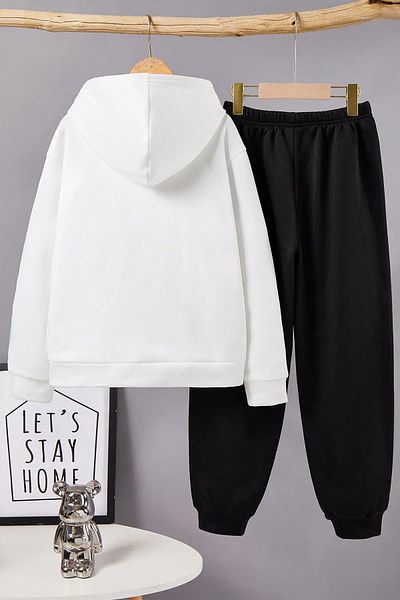 uyguntarz Happiness Printed Comfortable Tracksuit Set for Boys and Girls
