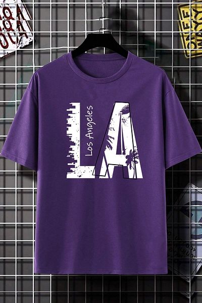 uyguntarz Μπλουζάκι Unisex Los Angles Printed Design