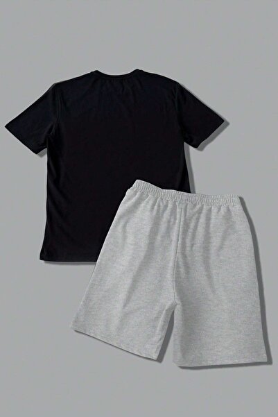 uyguntarz Unisex Shorts-Set mit Aufdruck „Los Angles“