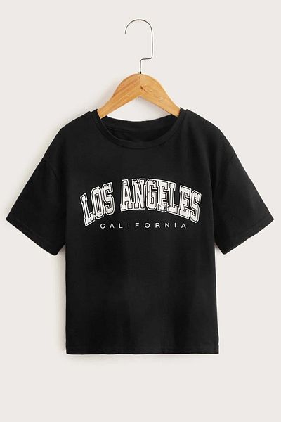 uyguntarz Παιδικό βαμβακερό μπλουζάκι Los Angeles
