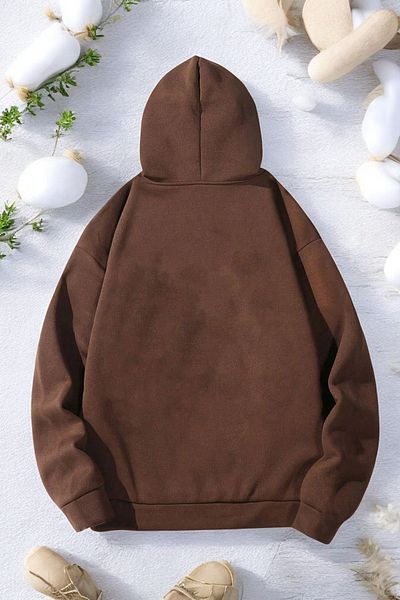 uyguntarz Übergroßes Baseball-Sweatshirt mit Aufdruck