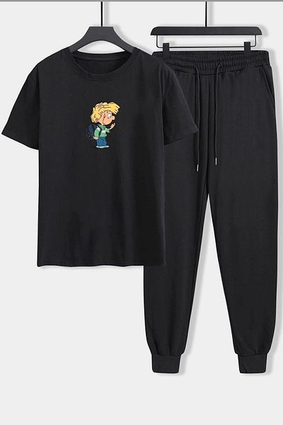 uyguntarz Σετ φόρμας 2 τεμαχίων Unisex Cedric Grape Kekim Printed