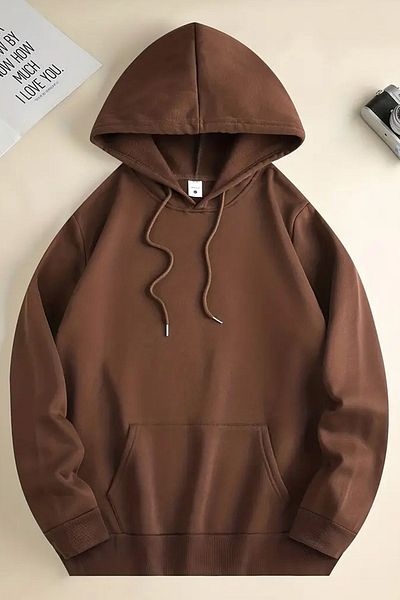 uyguntarz Übergroßes Sweatshirt mit Love and Paix-Aufdruck