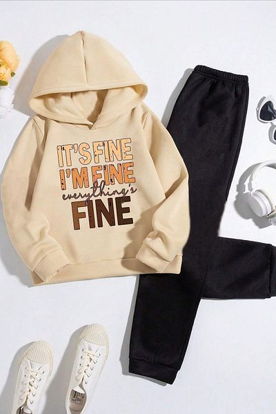 uyguntarz Σετ φόρμας Unisex Kids Fine Printed Formsuit