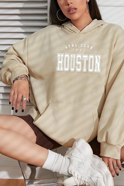 uyguntarz Φούτερ με στάμπα Houston Unisex