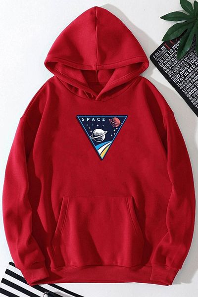 uyguntarz Унисекс суичър с щампа Space