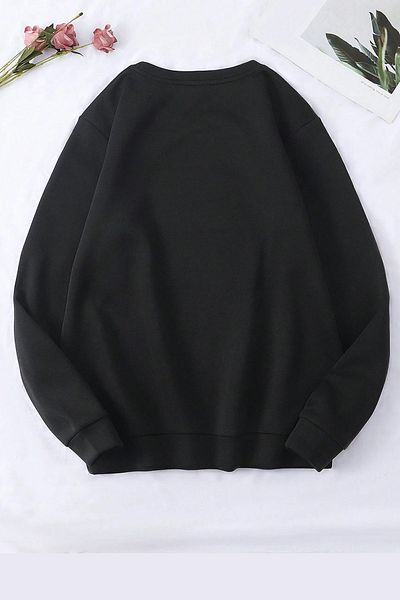 uyguntarz Κλασικό μοτίβο oversize φούτερ