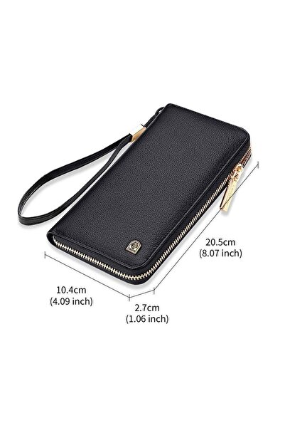 Laorentou Montero Special Edition Gold Italian Made Genuine Leather Long Men's Wallet-Card Holder