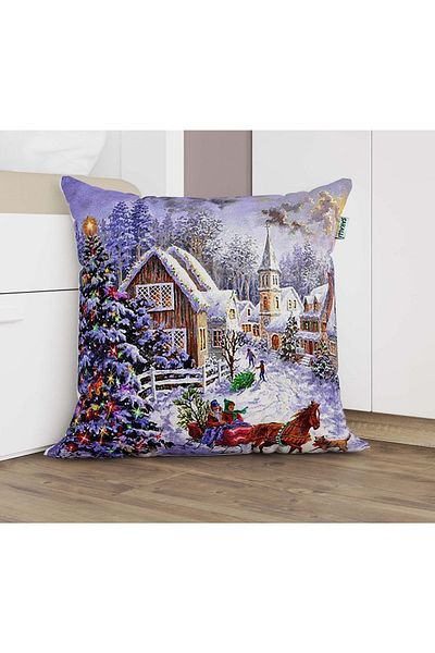 Sakallı Husă de pernă decorativă imprimată 3D