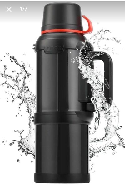 ORAX 4 Liter Stainless Steel Okadi Family Size Thermos - Mountaineer Design