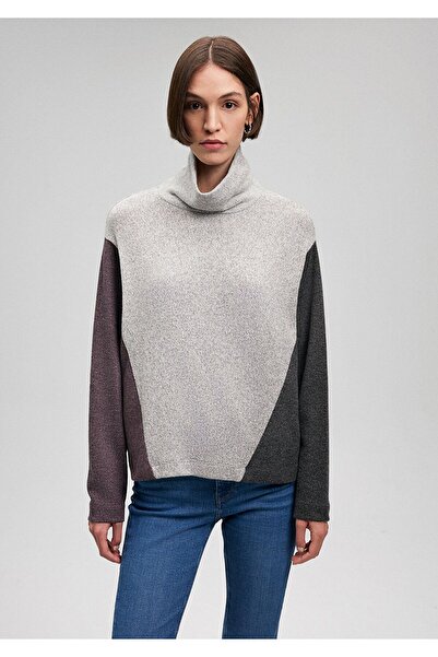 Mavi Μπλουζάκι με κολάρο σταντ Χαλαρή Εφαρμογή / Χαλαρή Χαλαρή Εφαρμογή1612012-83096