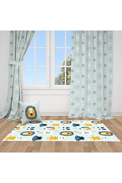 Bebemotto Bebek Mavisi, Yıldızlar, Mavi, Ithal Kumaş, Çocuk Ve Bebek Odası Fo...