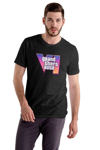 Butik GTA 6 majica crna unisex majica