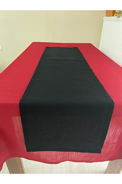 Zeren Home Glittery Linen Look Runner - 40X160