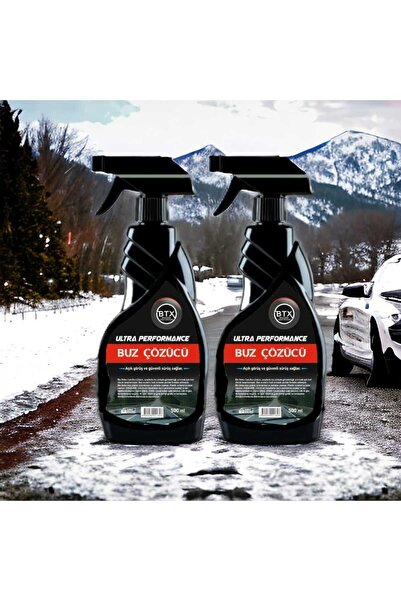 Betax Ultra Performance Red Buz Çözücü Sprey 2 Adet 500 ml Buz Kazıyıcı Hediye