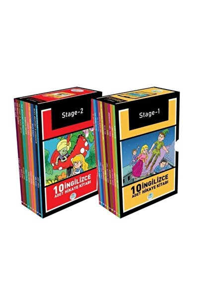 Mavi Çatı Yayınları İngilizce Hikaye Seti 20 Kitap Stage 1 ve 2