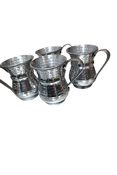 Home 4 Adet El Dövmesi Alüminyum Ayran Bardak