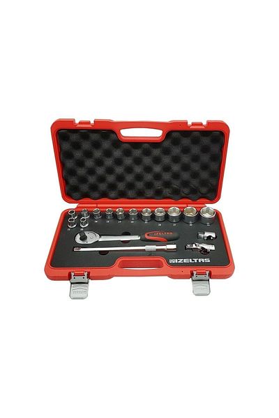İzeltaş /2 SIX CORNER SOCKET WRENCH SET 17 PIECES1113002017