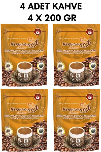 Kervansaray Kahve menengiçli & kakuleli 200gr 4x200gr