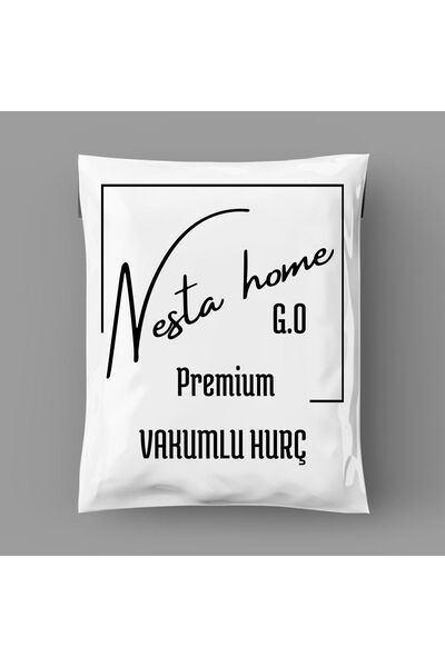 NESTA HOME PRO Pratic 2 Adet XXL Büyük boy 80x100 cm vakumlu hurç vakumlu poşet,düzenleyici