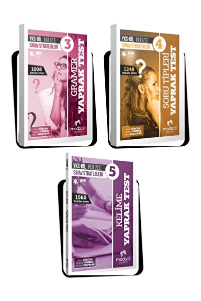 Modadil YKSDİL Yaprak Test Seti A (3 Kitap) Yayınları