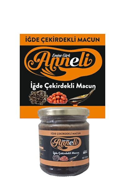 Emine türk anneli Iğde Çekirdeği Tozu Macunu 210 gr Annemeli