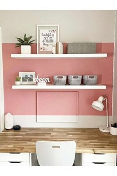 Elit ahşap 2 Adet 80*15 Gizli Monte Ucan Raf Mdf Ürün 70*15 Cm
