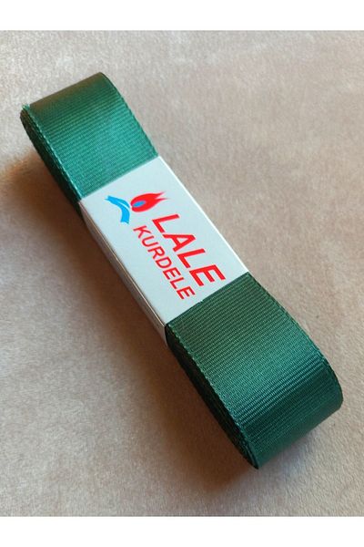 yörük tuhafiye Emerald Green 3 cm Ribbon - 10 Meters One Ball