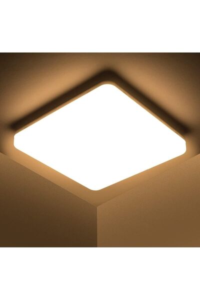 Viesteknoloji Modern 24w gün ışığı tavana sifir led avize 3200k gün ışığı banyo balkon lambasi