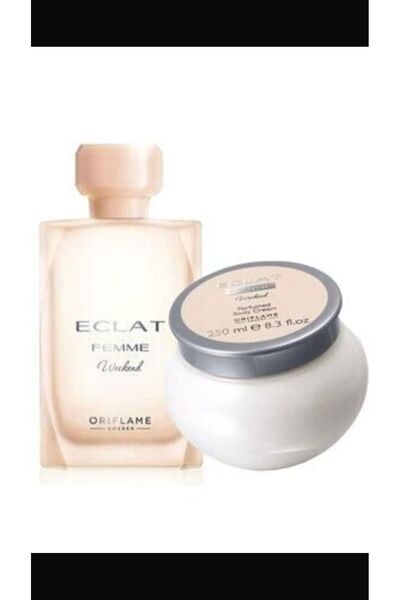 Oriflame Eclat femme parfüm ve krem seti