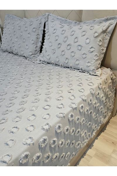 Fransizdantel 3 Piece Pompom Patterned Pique Set