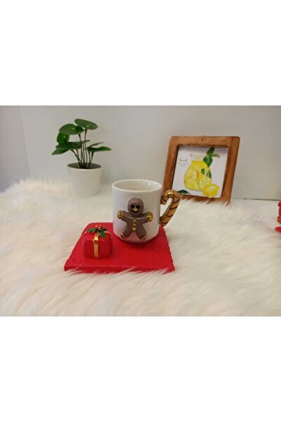 Generic Brand Ceașă de cafea decorativă tematică de Anul Nou - Model cadou de...