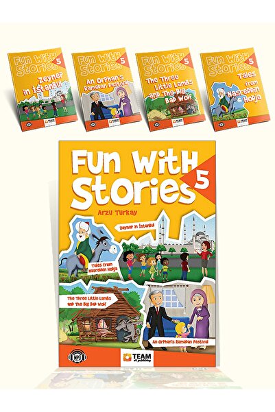 Team Elt Publishing Fun With Stories 5.Sınıf Hikaye Kitabı (4 Hikaye)