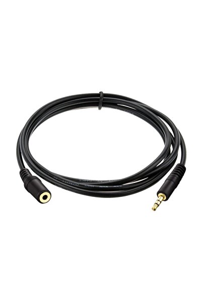 Turkuaz Headphone Extension Aux Cable Gold 3 Meters