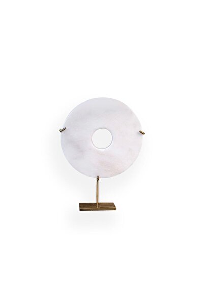 Küçük Mermer Disk Decor