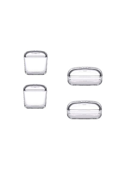 Paşabahçe Plus 96888 4-Piece Storage Container Set with Glass Lid