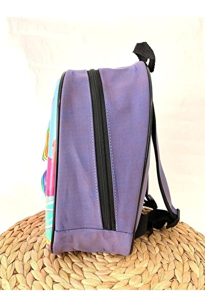 Ezem Store Geantă de grădiniță din piele de căprioară în relief 5d și rucsac pentru utilizare zilnică