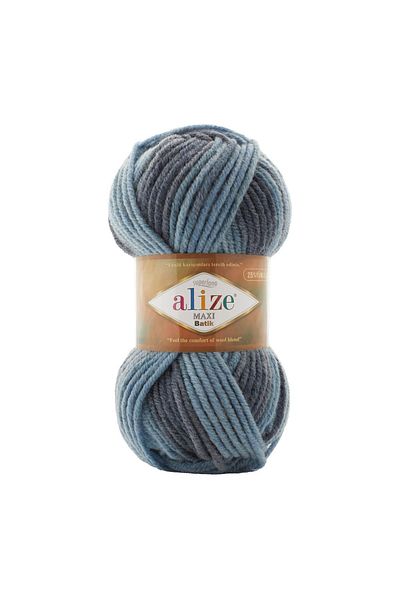 Alize 5 τμχ Superlana Maxi Tie Dye 7785 Χοντρό νήμα πλεξίματος στο χέρι Maxi γιλέκο Ζακέτα νήμα Κασκόλ Beanie νήμα πουλόβερ 7785
