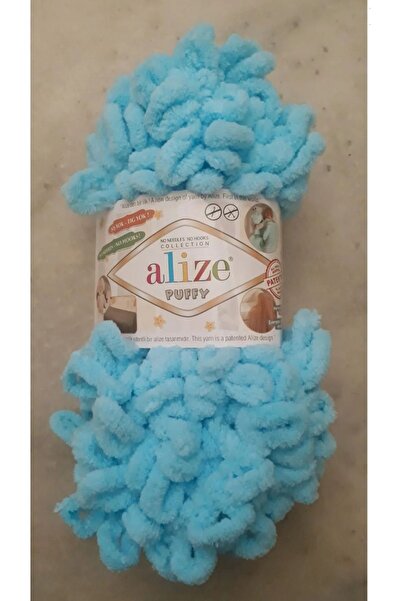 Alize puffy hand knitted velvet string no 287 (price is for 5 pieces)