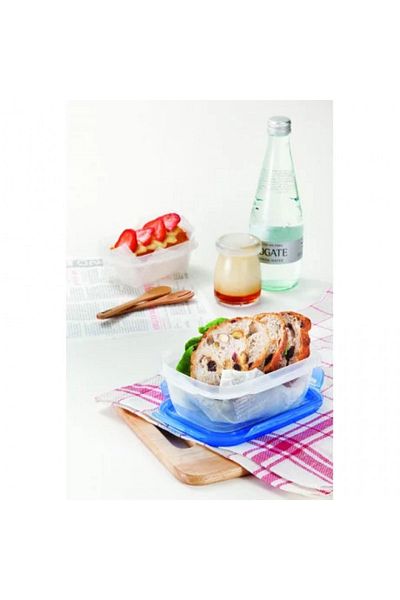 Lock & Lock Soundlock Rectangular Container 1.5l _ White Cap