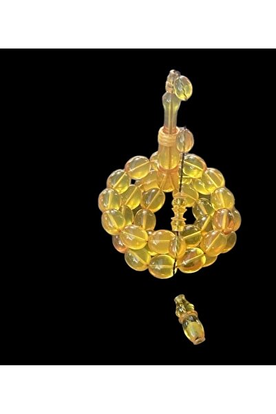 Trikala Dominik Damla Amber 33 Pcs Teabih 13.5X11.5 mm