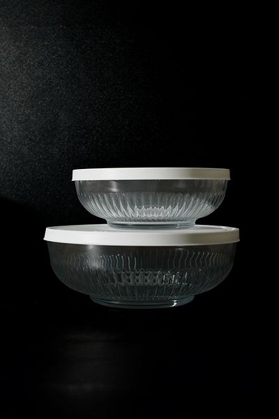 LAV Tokyo 2 Piece Storage Container, White Lid (880Cc-1500Cc)