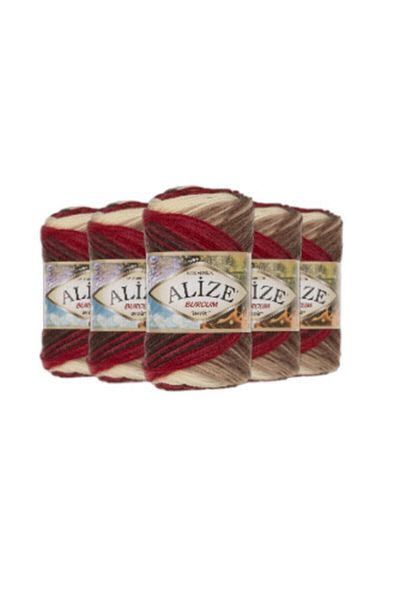 Alize Burcum Batik 100 Gr X5 Τεμάχια 4574