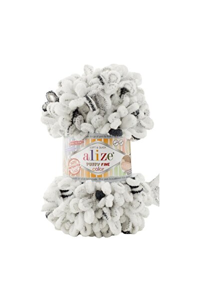 Alize Puffy Fine Color (Small Bowknot) Pack of 5 - 7646