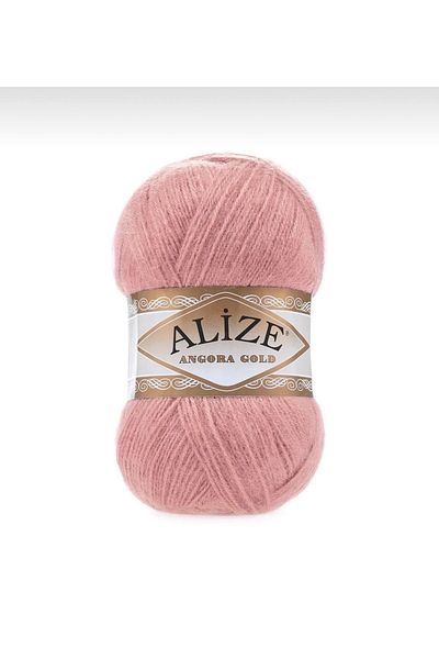 Alize Angora Gold 5 bucăți fire de tricotat manual 144 roz somon