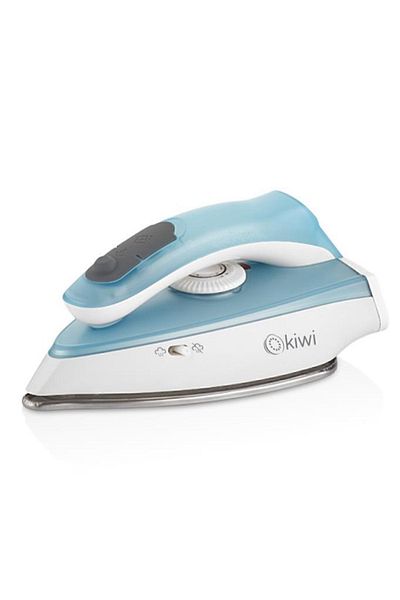Kiwi Foldable 1000 Watt Travel Iron with Steel Base